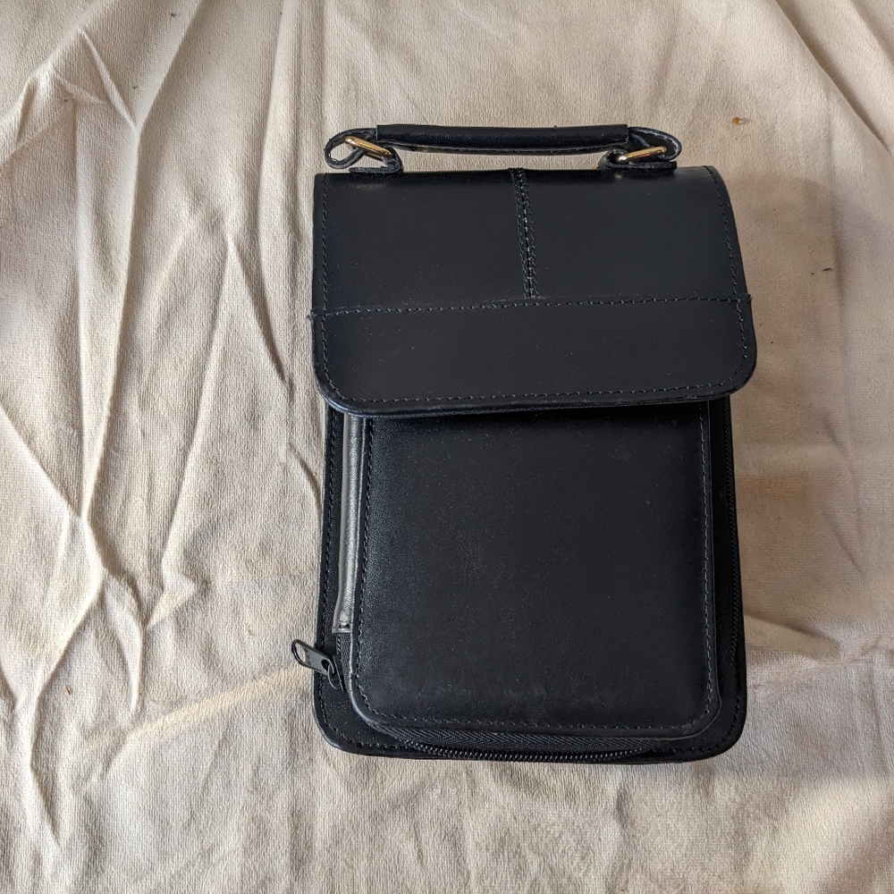 Vintage leather handbag/work bag